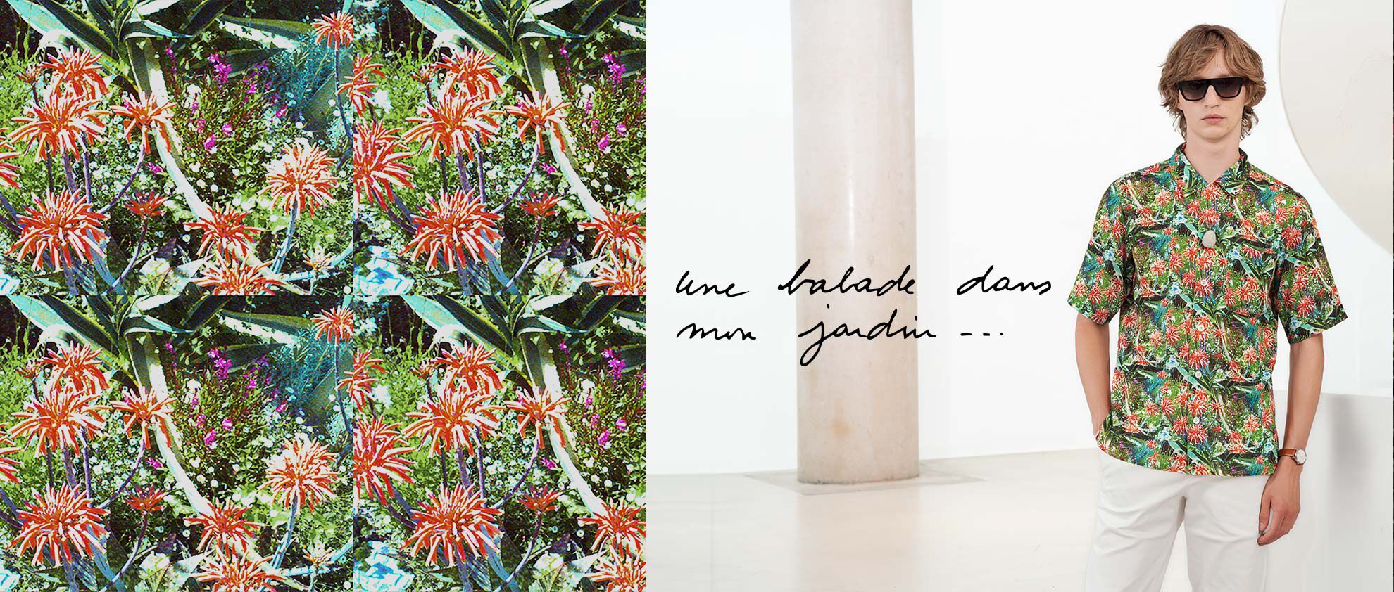 une balade dans mon jardin... nouvelle collection homme | agn&egrave;s b.