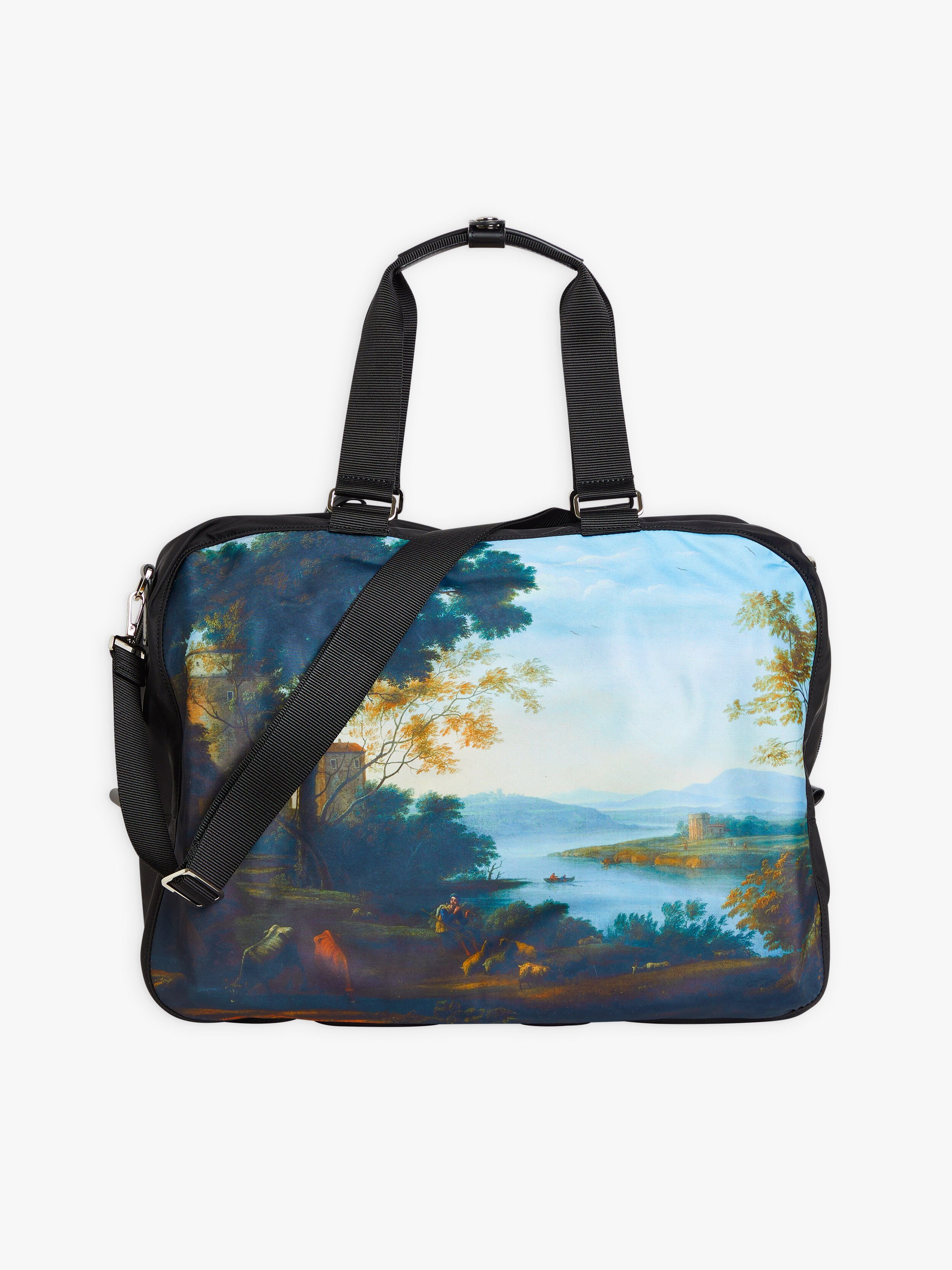 Boston bag agnès b. inspired by the Louvre