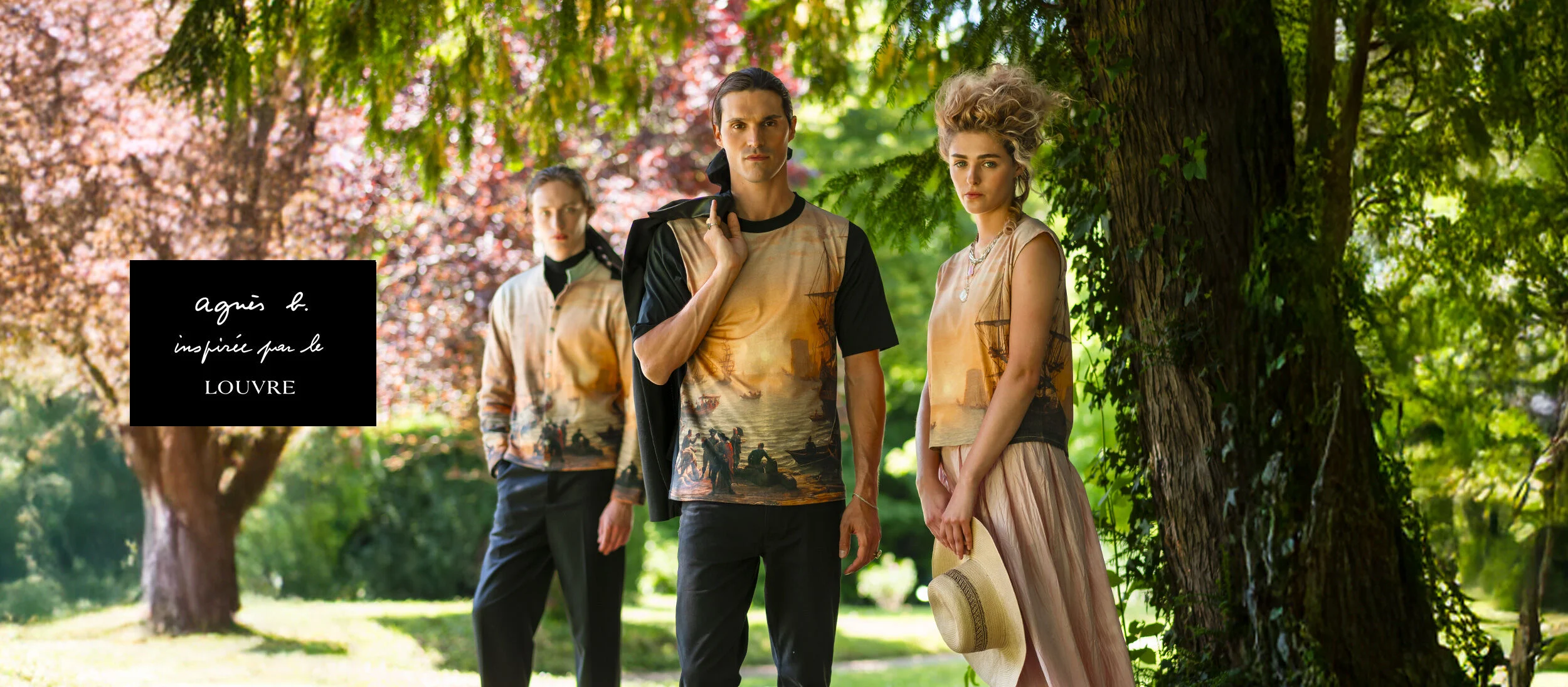 agnès b. inspirée par le Louvre