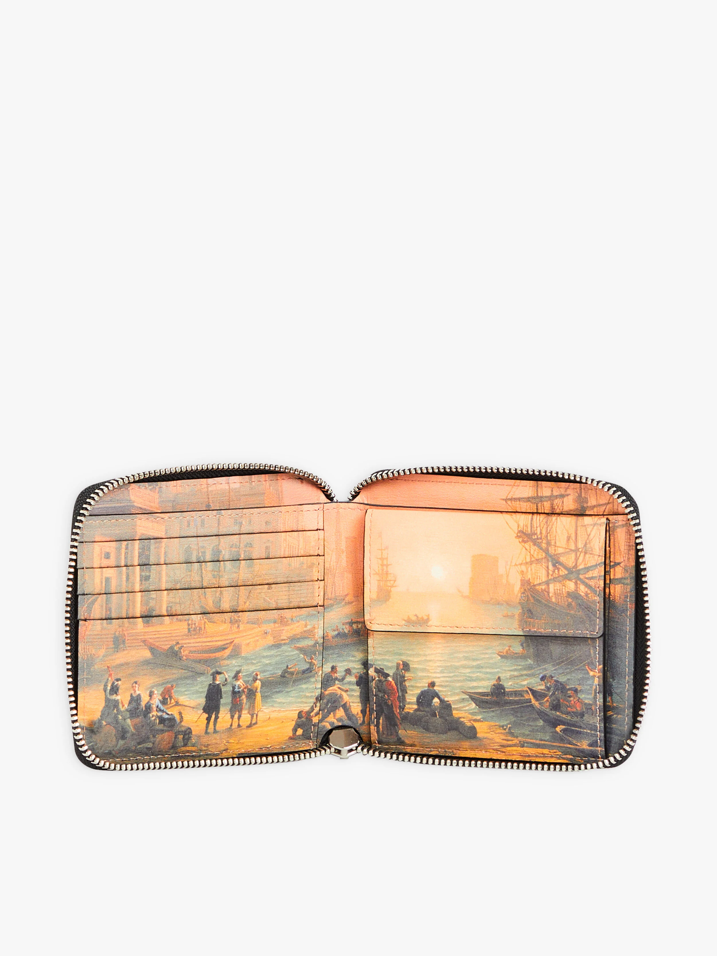 leather wallet agnès b. inspired by the Louvre