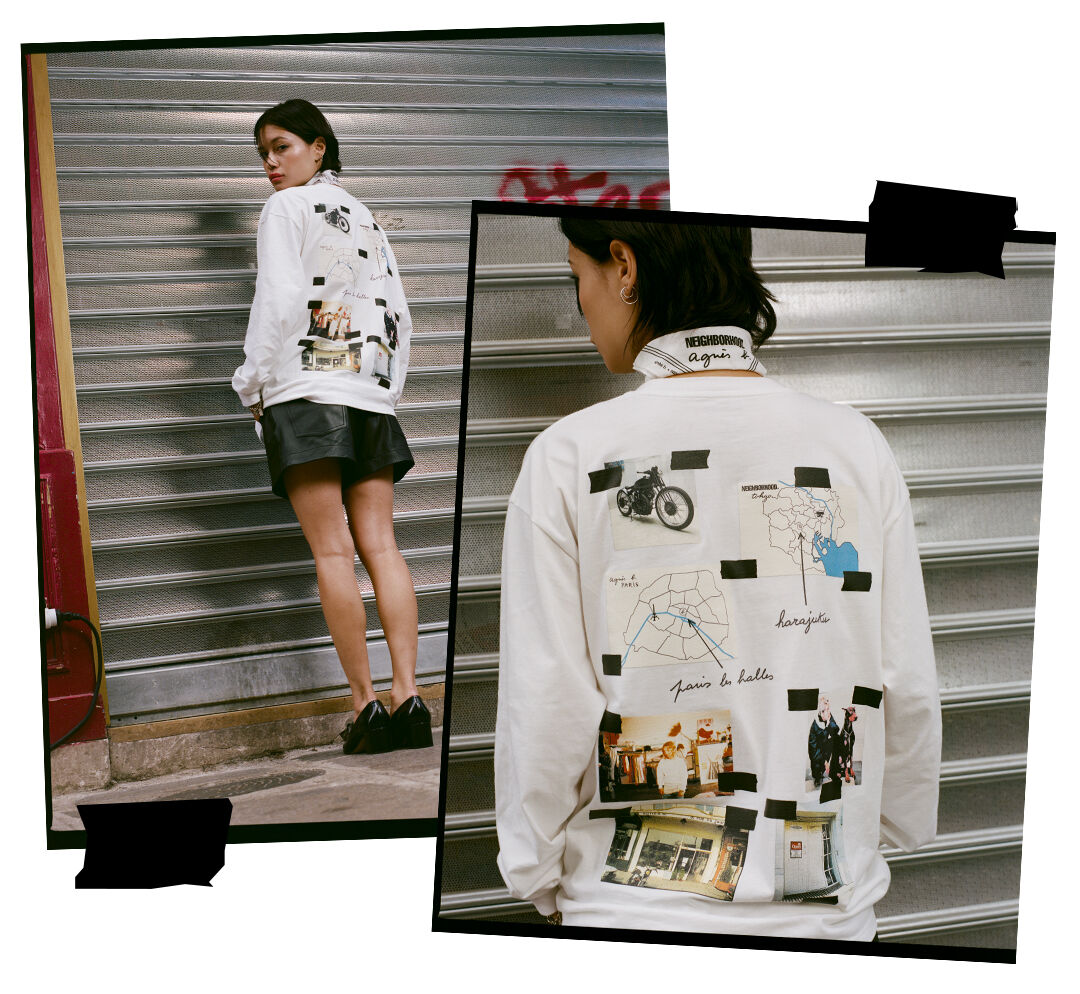 agnes b Neighborhood white top