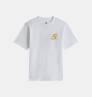 white t-shirt "agnès b. for Renault 5" in cotton jersey