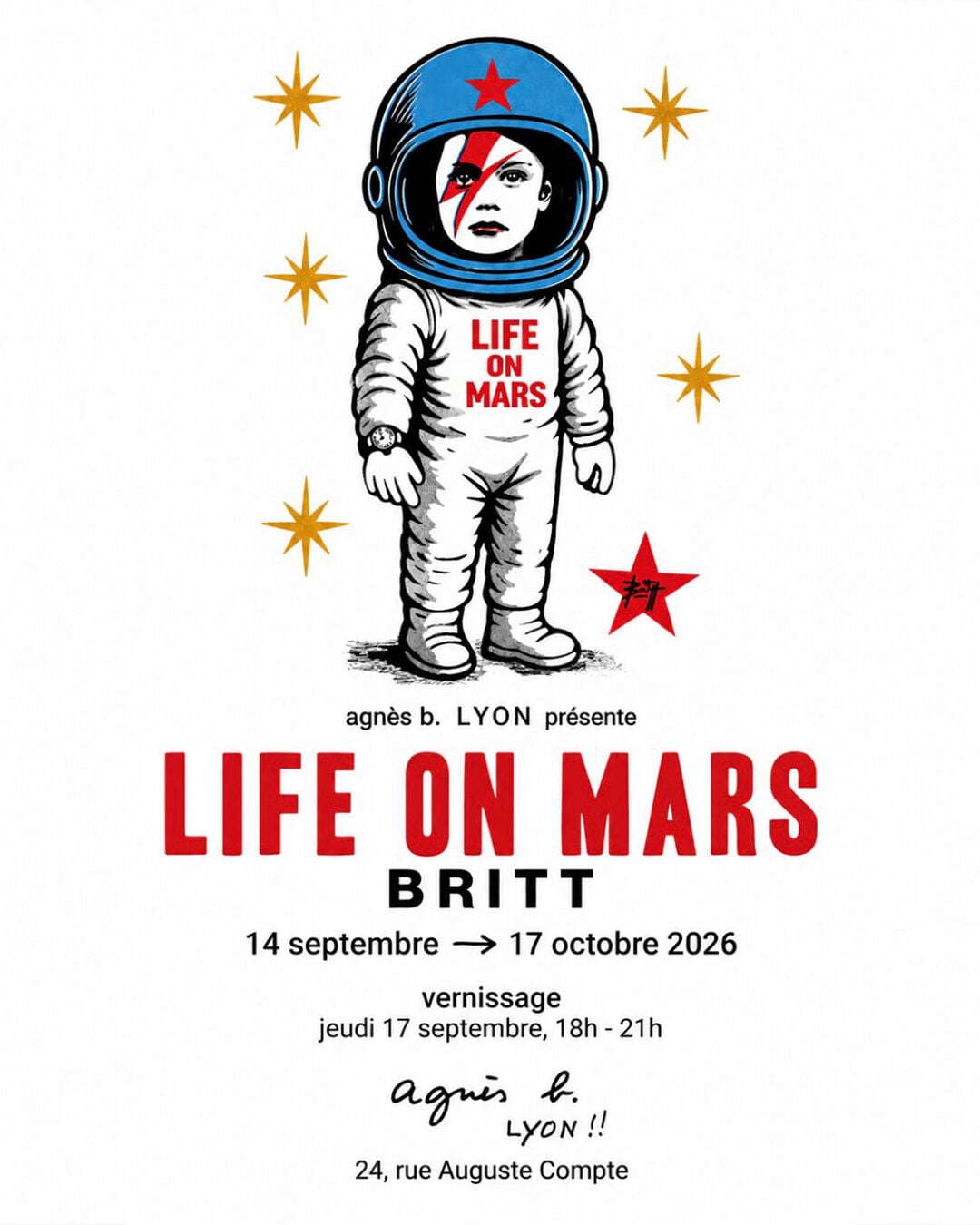 &laquo; Life on Mars &raquo; par la street artist Britt
