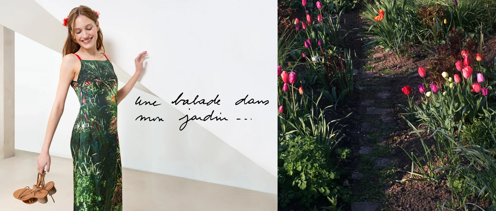 une balade dans mon jardin... nouvelle collection femme | agn&egrave;s b.