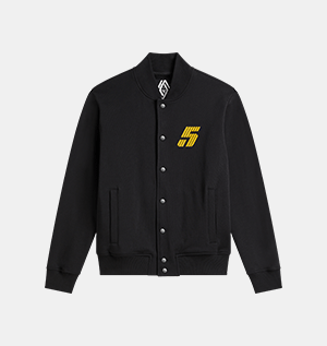 black jacket "agnès b. for Renault 5" in cotton fleece