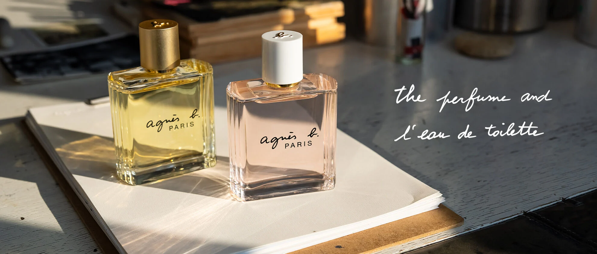 the perfume and l'eau de toilette