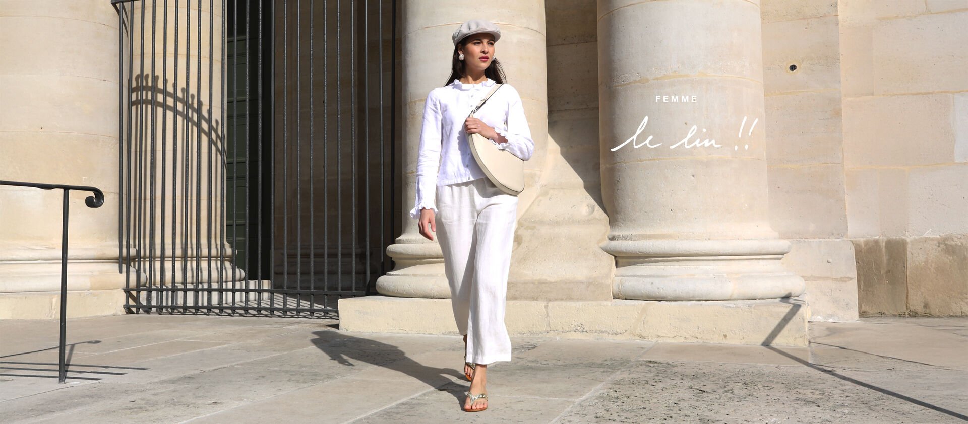 agnès b. collection femme le lin