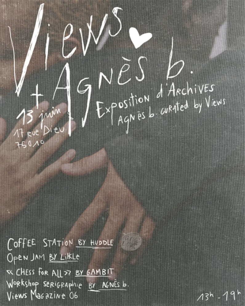Pop-up Views &times; agn&egrave;s b. | Collection exclusive, archives et &eacute;v&eacute;nements live &agrave; Paris