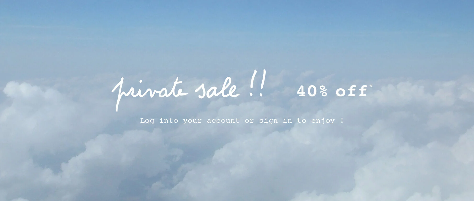 private sale !! 40% off*