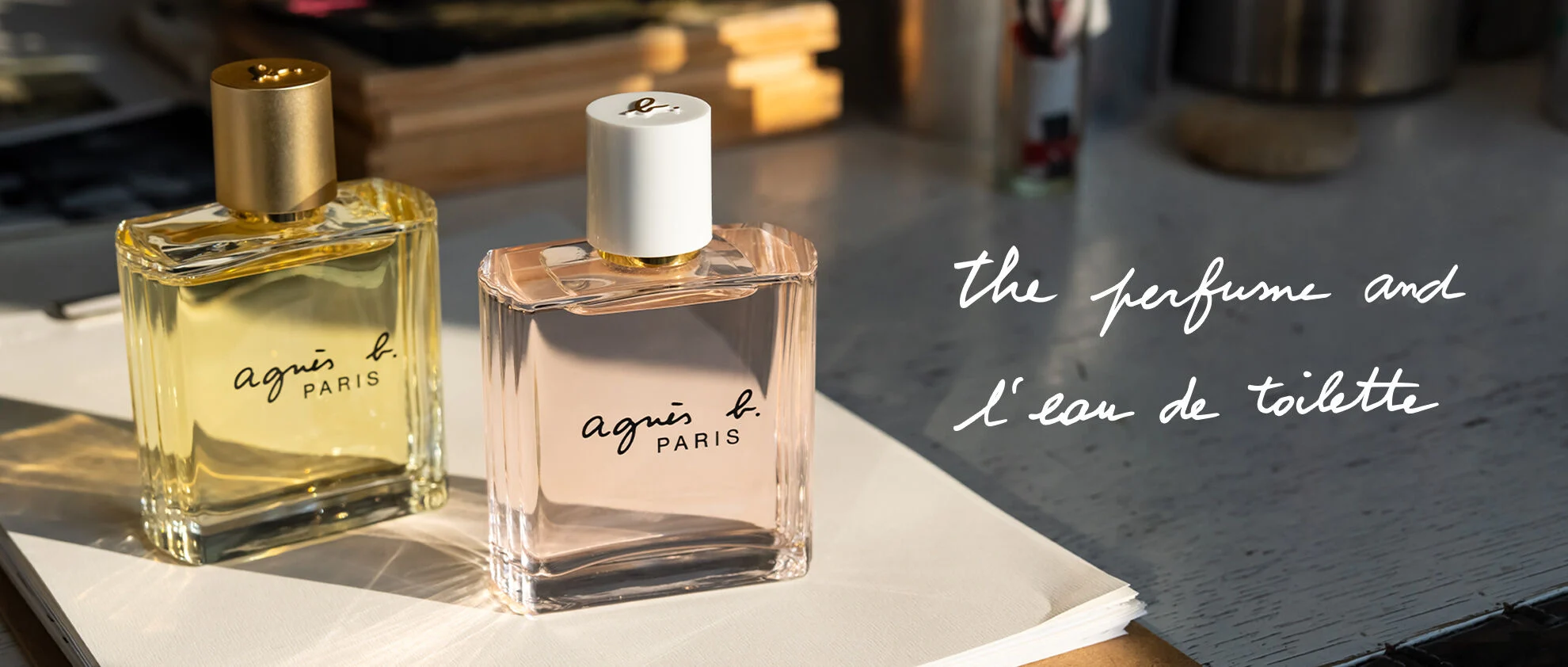 the perfume and l'eau de toilette