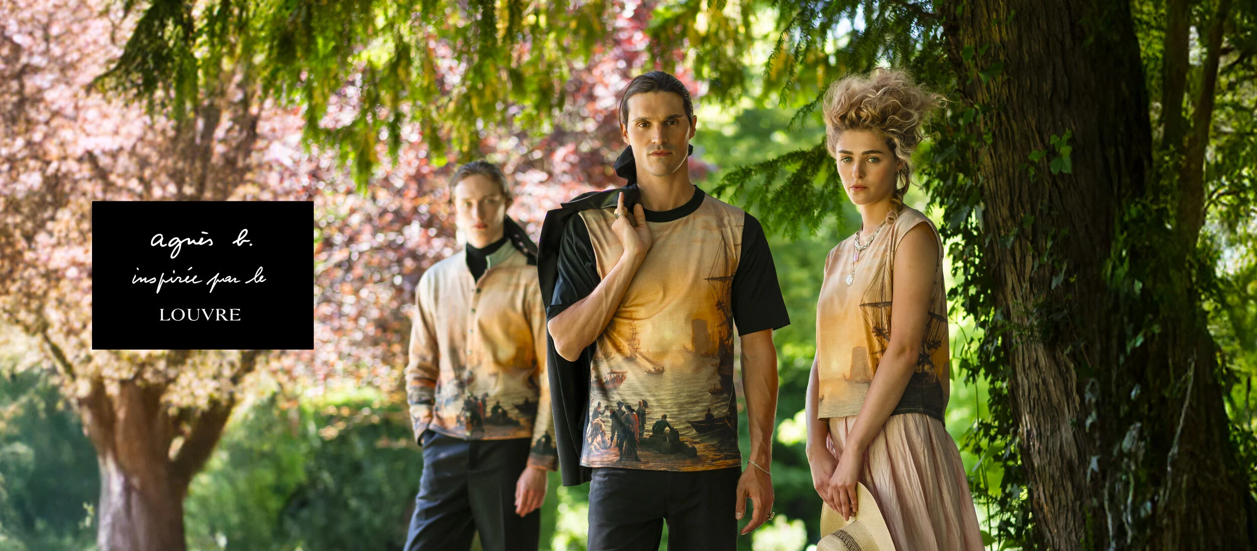 agnès b. inspirée par le Louvre