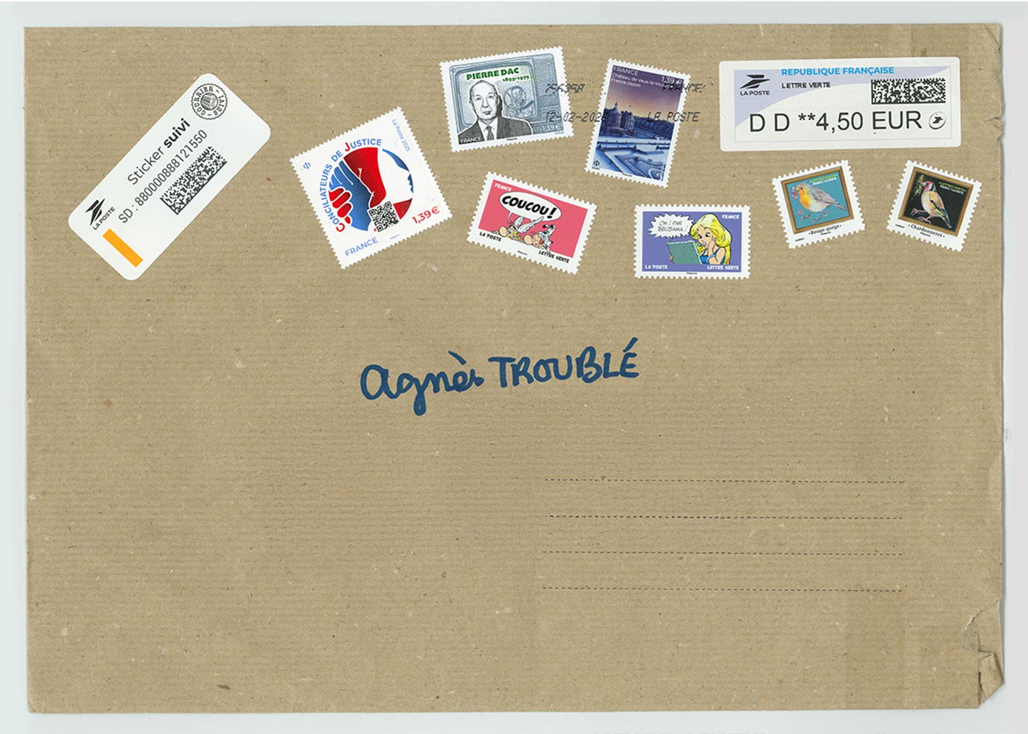 Plantu's letter to Agnès