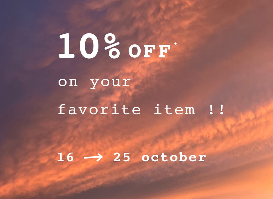 10% OFF on your favorite item